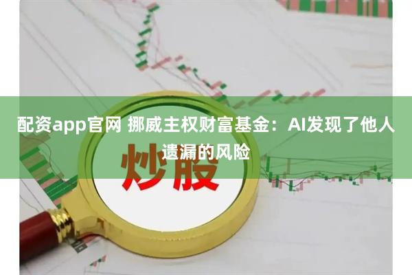 配资app官网 挪威主权财富基金：AI发现了他人遗漏的风险