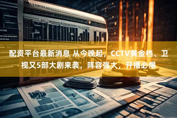 配资平台最新消息 从今晚起，CCTV黄金档、卫视又5部大剧来袭，阵容强大，开播必爆